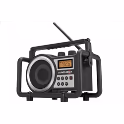 Perfectpro LUNCHBOX Radio portable Noir, Argent