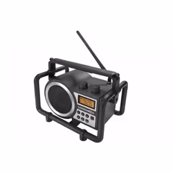 Perfectpro LUNCHBOX Radio portable Noir, Argent