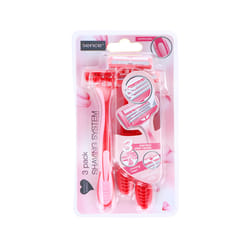 Sence - Pack De 3 Rasoirs Avec 3 Lames Pour Femmes