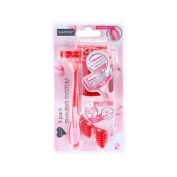 Sence - Pack De 3 Rasoirs Avec 3 Lames Pour Femmes