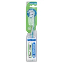 Fluocaril Brosse à Dents Précision Interdentaire Souple - Couleur : Bleu