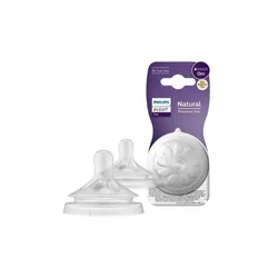 Philips Avent Natural Response Tétines Débit 3 1M+ x2