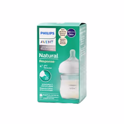 PHILIPS AVENT BIBERON NATURAL RESPONSE EN VERRE +0 MOIS 120ML
