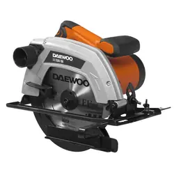 Daewoo DAS 1500-190 scie circulaire portative 19 cm Noir, Gris, Orange 4800 tr/min 1400 W