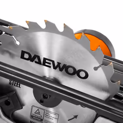 Daewoo DAS 1500-190 scie circulaire portative 19 cm Noir, Gris, Orange 4800 tr/min 1400 W - Vue supplémentaire 5