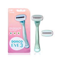 Dorco - Rasoir pour femme Dorco Eve 3 Manche + 2 lames de rechange