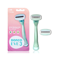 Dorco - Rasoir pour femme Dorco Eve 3 Manche + 2 lames de rechange