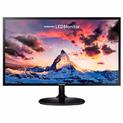 Ecran Samsung 27" LED Full HD - Résolution 1920 x 1080 à 60Hz - Luminosoté 250 cd/m2 (Typique) - Temps de réponse 4 ms - Angl ...