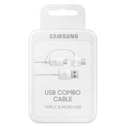 Samsung EP-DG930 câble USB 1,5 m 2.0/3.2 Gen 1 (3.1 Gen 1) USB A USB C/Micro-USB B Blanc