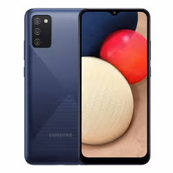 SAMSUNG Galaxy A02s 64Go BLUE  Ecran 6.5" PLS IPS - Résolution: (720 x 1600) -  Android 10.0 - Processeur: Qualcomm SDM450 Sn ...