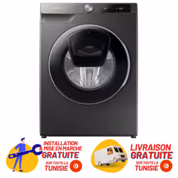 Lave-Linge Addwash SAMSUNG 9 Kg - Inox (WW90T654DLN)