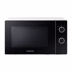 Samsung MS20A3010AH, Comptoir, Micro-onde simple, 20 L, 700 W, Rotatif, Noir, Blanc