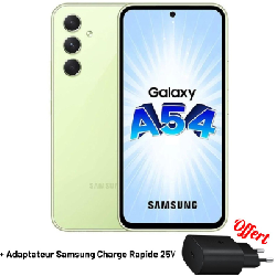Samsung Galaxy A54 5G 6Go 128Go Vert
