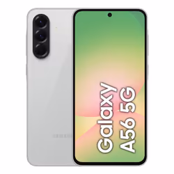 Samsung Galaxy A56, 17 cm (6.7"), 8 Go, 256 Go, 50 MP, Android 15, Gris clair