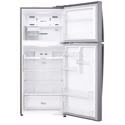 Réfrigérateur LG Inverter Basic E-Micom Platinum - 2 Portes - Système de refroidissement : NoFrost - Volume Brut : 412 Litres ...