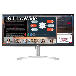 LG 34WN650-W 34" LED Full HD Ultra large 5 ms Blanc