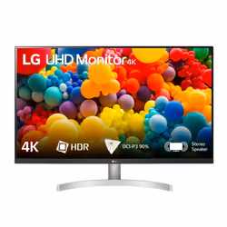 LG 32UN500-W, 80 cm (31.5"), 3840 x 2160 pixels, 4K Ultra HD, 4 ms, Noir, Blanc