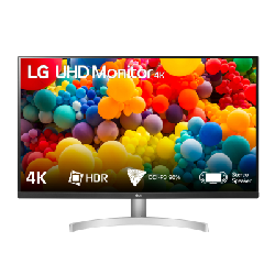 LG 32UN500-W écran plat de PC 31.5" 3840 x 2160 pixels 4K Ultra HD Noir, Blanc (32UN500-W)