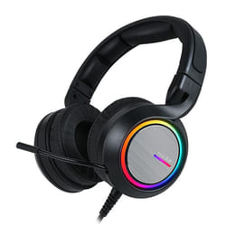 ABKONCORE B1000 Real5.2 Casque Avec fil Arceau Jouer Noir