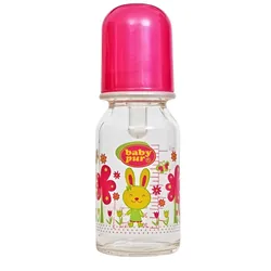 BABY PUR Biberon en verre thermorésistant 120 ml