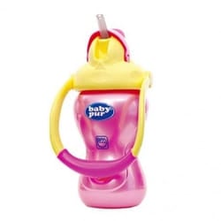 Baby pur tasse avec paille 6m+