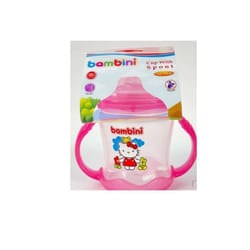 Bambini Tasse bec silicone souple 210 ml 407 rose