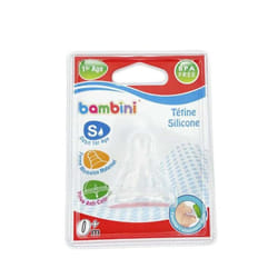 Bambini - tétine en silicone 1er age - 0M