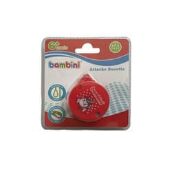 Bambini Attache sucette chainette 6 mois et plus 446 rouge