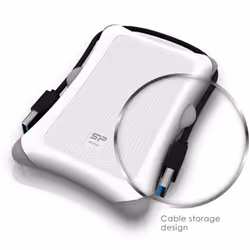 Silicon Power Armor A30 disque dur externe 2000 Go Blanc