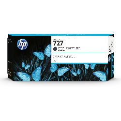 HP 727 cartouche d'encre DesignJet noire mate, 300 ml (C1Q12A)