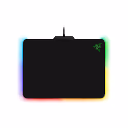 Razer Firefly Cloth Edition, Noir, Monochromatique, Caoutchouc, Alimenté par port USB, Base antidérapante, Tapis de souris de ...