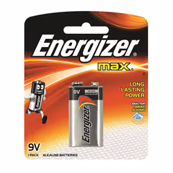 Energizer Max 9V, Batterie à usage unique, 9V, Alcaline, 9 V, 1 pièce(s), 5 année(s)