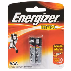2x Piles Energizer Max +Power Seal AAA - Energie longue durée - Protège vos appareils - Une énergie conservée jusqu’à 10 ans  ...