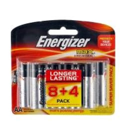 Energizer Max AA Batterie à usage unique Alcaline