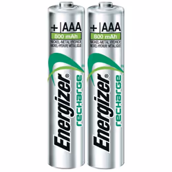 2x Piles Energizer Recharge Extreme AAA