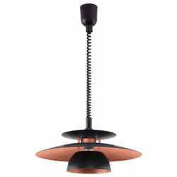 EGLO Brenda, Support flexible, Noir, Cuivre, Noir, Cuivre, Plastique, Acier, IP20, II