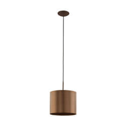EGLO Saganto 1 éclairage en suspension Support flexible E27 Marron, Cuivre