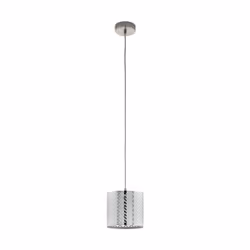 EGLO Leamington 1, Support flexible, Chrome, Nickel, Chrome, Acier, Rond, Salon