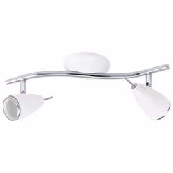 EGLO RICCIO 2, Spot d'éclairage de surface, GU10, 2 ampoule(s), LED, 6 W, 3000 K
