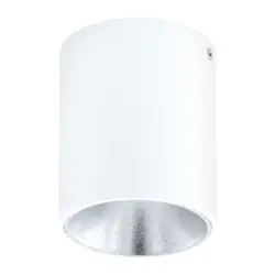 EGLO Polasso éclairage de plafond Argent, Blanc