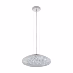 EGLO Clemente, Support flexible, Acier inoxydable, Transparent, Transparent, Acier, Cristal, Intérieure