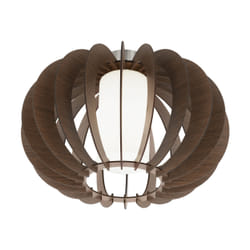 EGLO Stellato 3 éclairage de plafond Marron, Nickel, Blanc E27