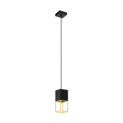 EGLO 97733 éclairage en suspension GU10 5 W LED Noir, Or