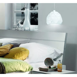 EGLO ROCCAFORTE éclairage en suspension Support flexible E27 Blanc