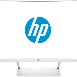 HP 27 27" Full HD LED Argent, Blanc
