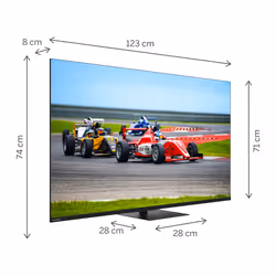 Thomson 55QG7C14 TV 139,7 cm (55") 4K Ultra HD Smart TV Wifi Noir