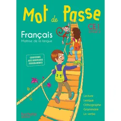 ISBN Mot de Passe Français CE1 - Livre élève - Ed. 2016
