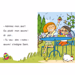 ISBN Sami et Julie CP Niveau 2 Sami et Julie cherchent les oeufs - Vue supplémentaire 2