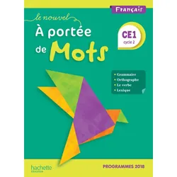 ISBN Le Nouvel A portée de mots CE1 - Manuel élève - Edition 2019