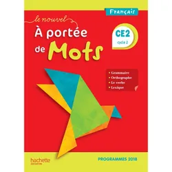 ISBN Le Nouvel A portée de mots CE2 - Manuel élève - Edition 2019